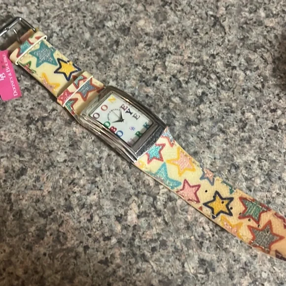 Dooney & Bourke Multicolor Number Watch with Black Strap- NEEDS BATTERY. Dooney And Bourke Watch | eBay main image 2